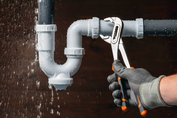 Professional Water Line Repair technician working in Irvine, CA